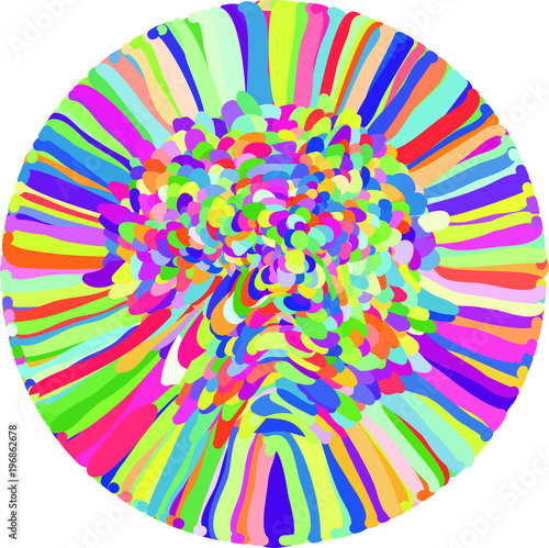 colorful abstract wreath 9