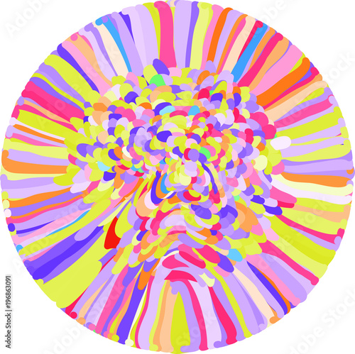 colorful abstract wreath 6
