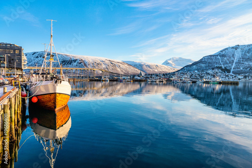 Canvas-taulu Tromso in Northern Norway