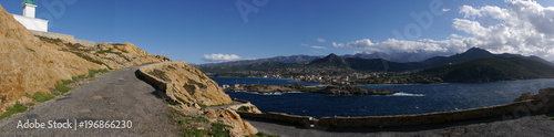 Panoramabild L'Ile Rousse / Region Balagne, Korsika
