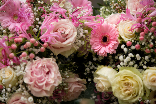 Pink flower arrangement