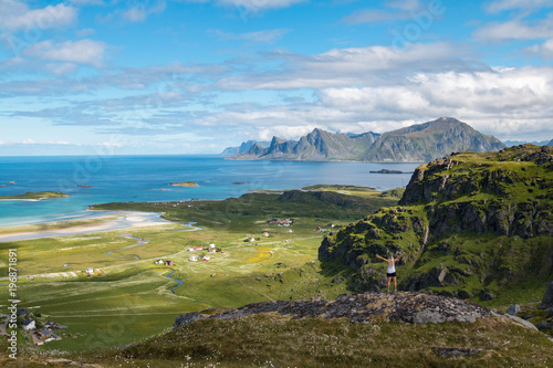 Beautiful landscape and nature in Lofoten, Norway