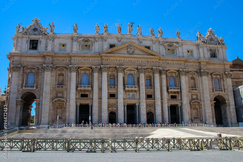 The Papal Basilica of St. Peter in the Vatican or simply St. Peter's Basilica