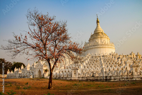 Mya Thein Tan Pagoda in Mingun outside Mandalay  Myanmar