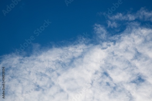 Texture of the blue sky with clouds