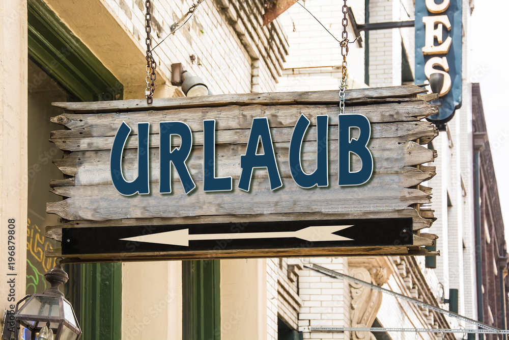 Schild 279 - Urlaub Schild 279 - Urlaub