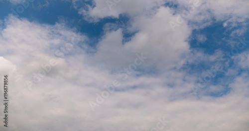 Wallpaper Mural Time lapse cloudy morning sky, nature background. Torontodigital.ca