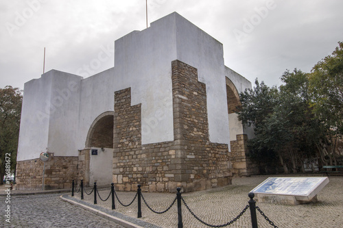 Historical arch in Faro city