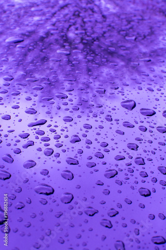 Abstract water or rain drops transparent background, wallpaper close-up