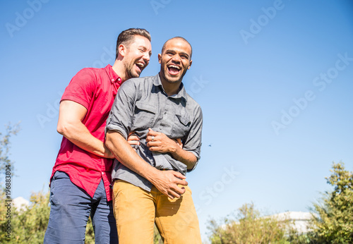 Homosexual couple dating © oneinchpunch