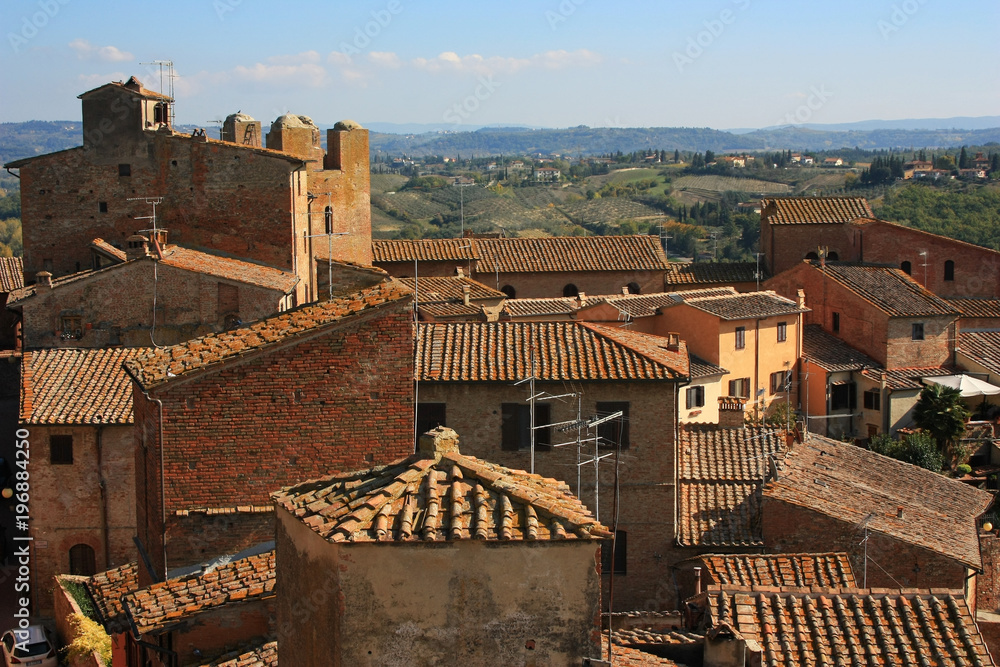 The town of Certaldo is the birthplace of Giovanni Boccaccio