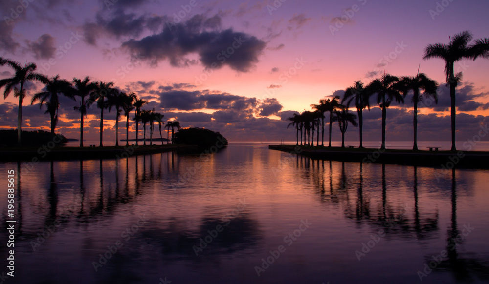 Fototapeta premium Cutler Bay Sunrise / Sunrise from Cutler Bay near Miami, Florida 