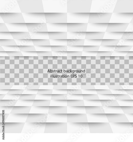 3D Geometric white and grey background, tansprency on center, for template and presentation product © mutarider15