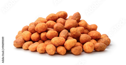 Billede på lærred Peanuts glazed seasoning isolated
