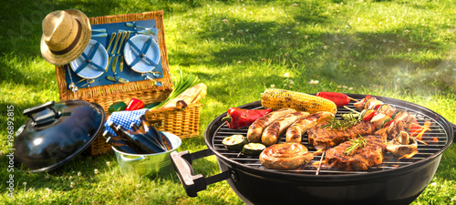 Obraz na płótnie Barbecue picnic