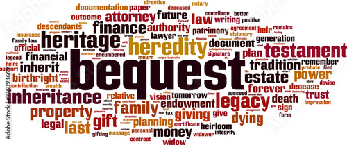Bequest word cloud