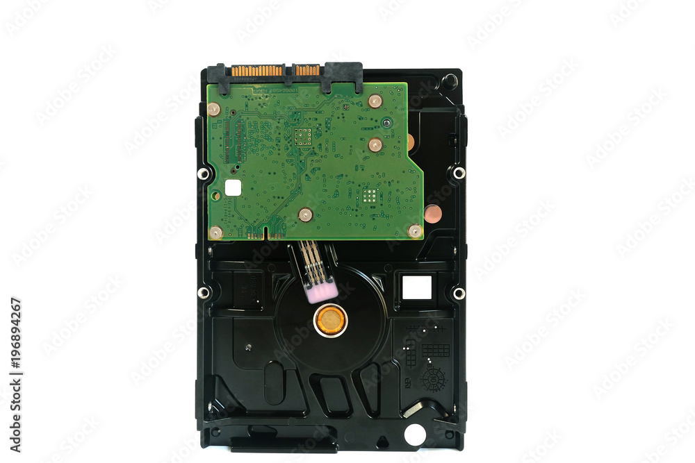 Internal Hard Disk Drive for Desktop isolated on white background Internal Hard Disk Drive for Desktop isolated on white background