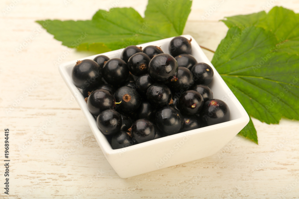 Ripe black currants Ripe black currants