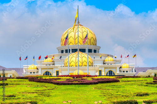 Putra Mosque, in Putrajaya federal territory, Kuala Lumpur, Malaysia. photo