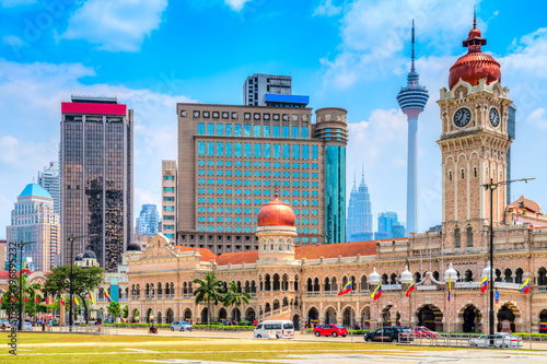 Kuala Lumpur, Malaysia. Sultan Abdul Samad building in Merdeka Square.