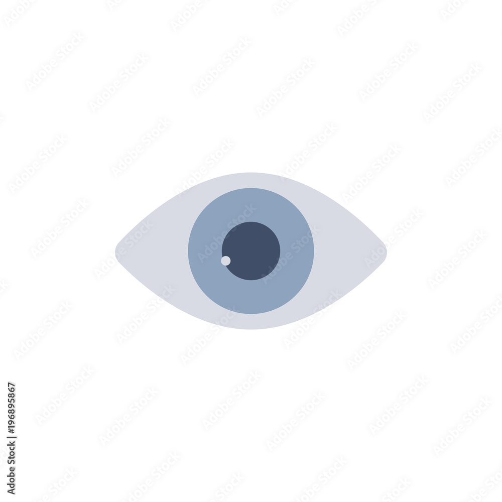 Eye. Medical icon. Isolated on white. Vector design Eye. Medical icon. Isolated on white. Vector design