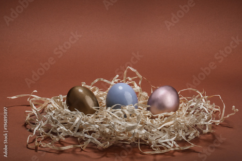 Easter eggs in the nest / jajka wielkanocne
