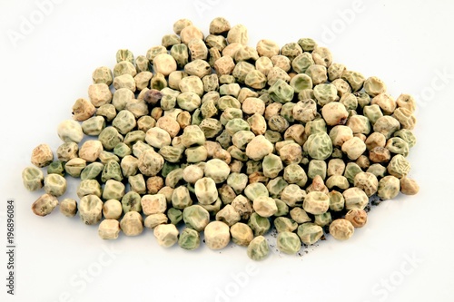 seeds of green peas vegetable