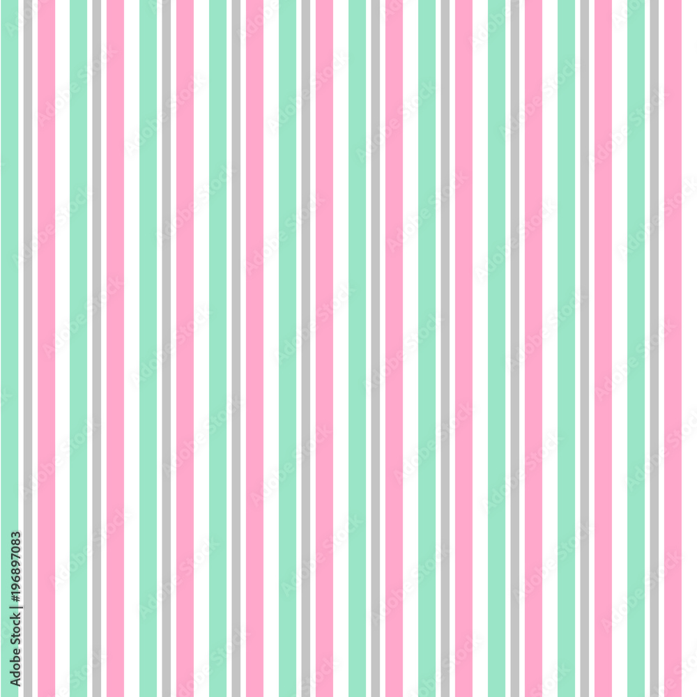 Obraz premium Cute seamless vector pattern with colorful stripes