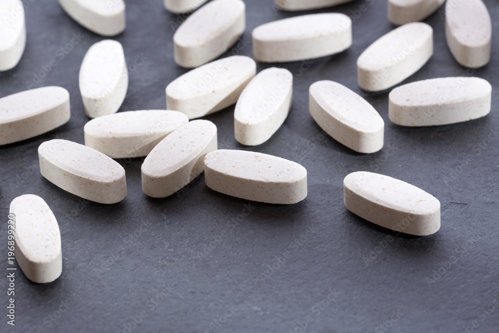 Pills and collagen protein powder - Hydrolyzed. Pills and collagen protein powder - Hydrolyzed.