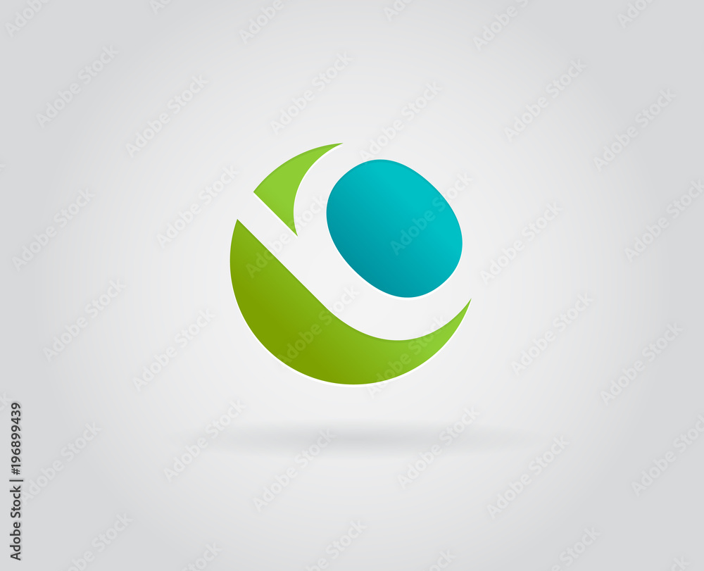 Logo Icon Design Template Elements in Raster Letter