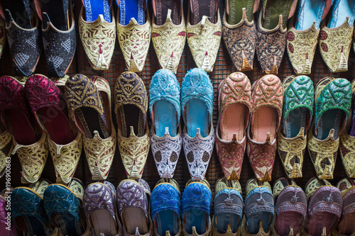 Colorful arabic shoes