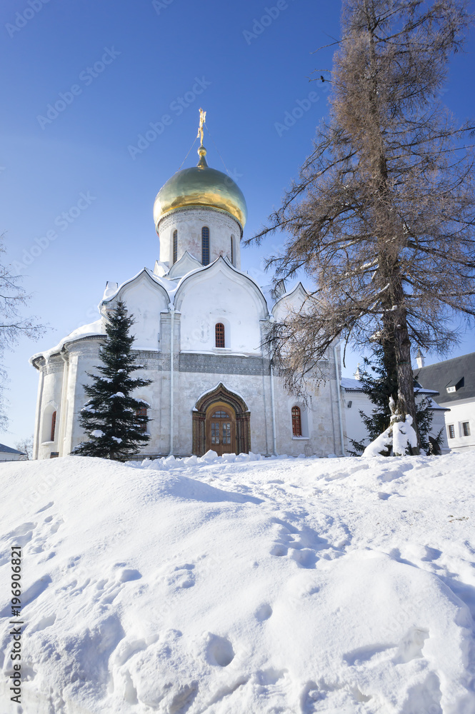 Spectacular Buildings and Towers of Savva-Storozhevsky Monastery. Zvenigorod, Russia. Spectacular Buildings and Towers of Savva-Storozhevsky Monastery. Zvenigorod, Russia.