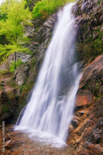 The mighty waterfall in Sutovo at Slovakia, Europe. © Viliam