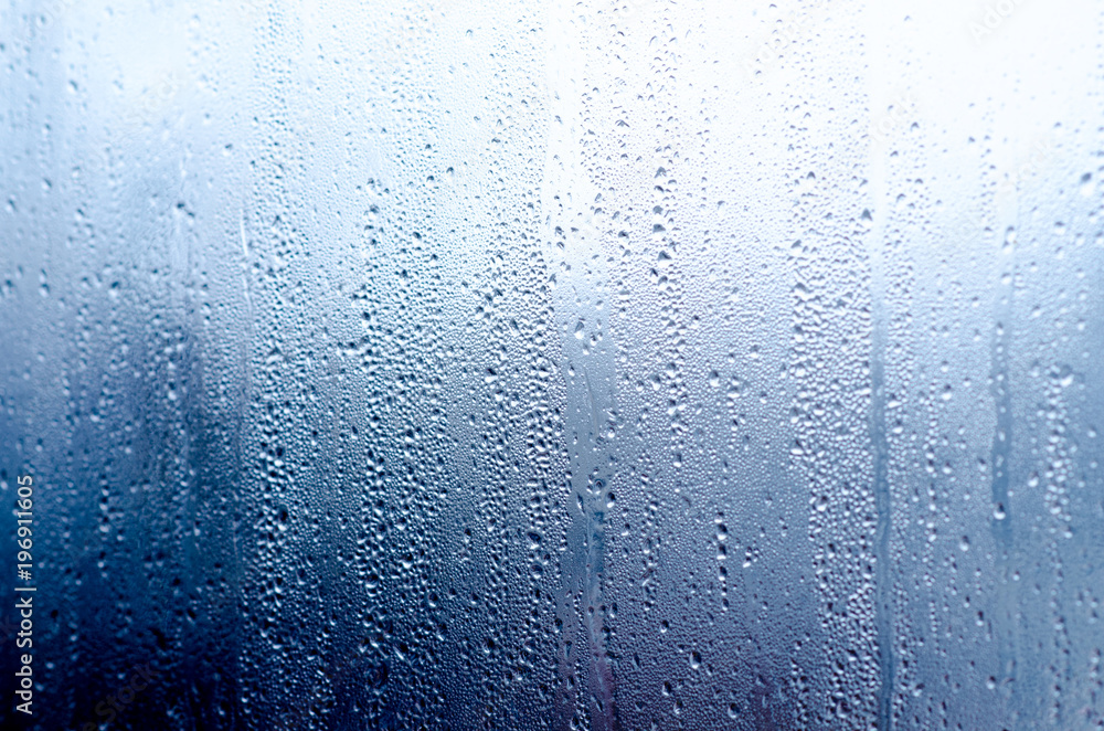 Rain texture on a window
