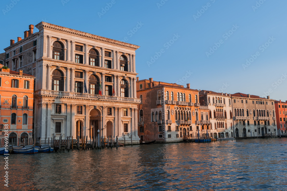 Grand Canal, old buildings, Venice, Italy, Europe