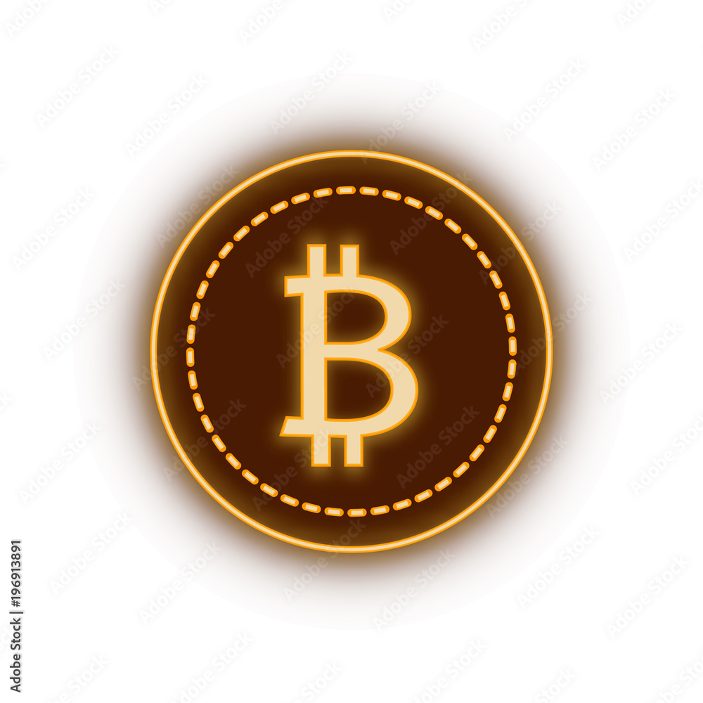 bitcoin cryptocurrency sign vector illustration bitcoin cryptocurrency sign vector illustration