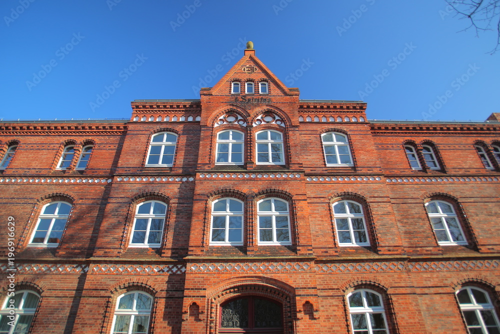 Historic retirement home St Spiritus, listed as monument in Greifswald, Germany