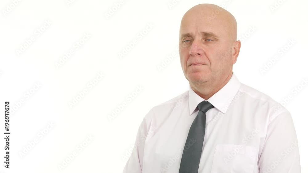 Bored and Tired Businessman Waiting a Late Meeting Yawn Start Sleeping Bored and Tired Businessman Waiting a Late Meeting Yawn Start Sleeping