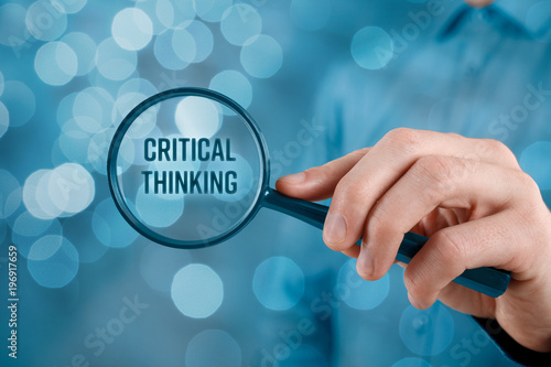 Canvastavla Critical thinking concept