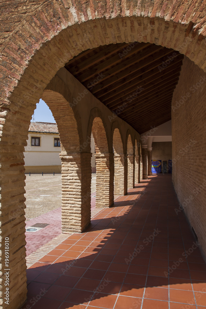 Obraz premium Church of San Lorenzo. Church of Mudejar Romanesque style.. Detail