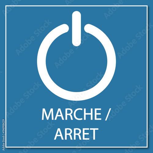 Logo marche / arrêt.
