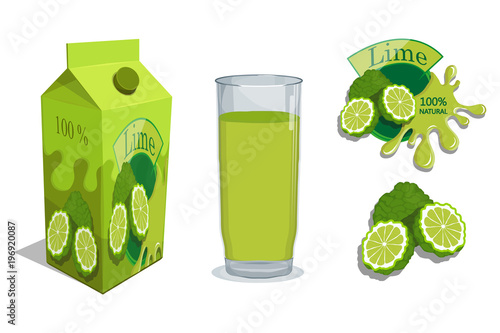 Fresh Juice logo. Healthy drink. Juice is a nutritious liquid. Ecologically pure natural juice.