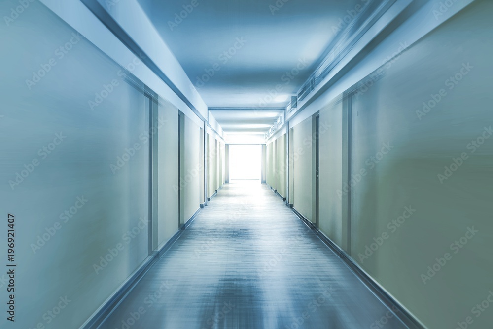 Corridor with motion blur Corridor with motion blur
