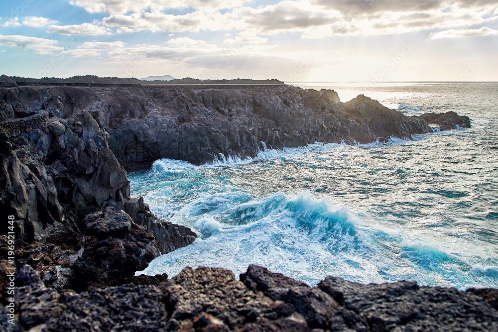 Beautiful landscape of Lanzarote Island Beautiful landscape of Lanzarote Island