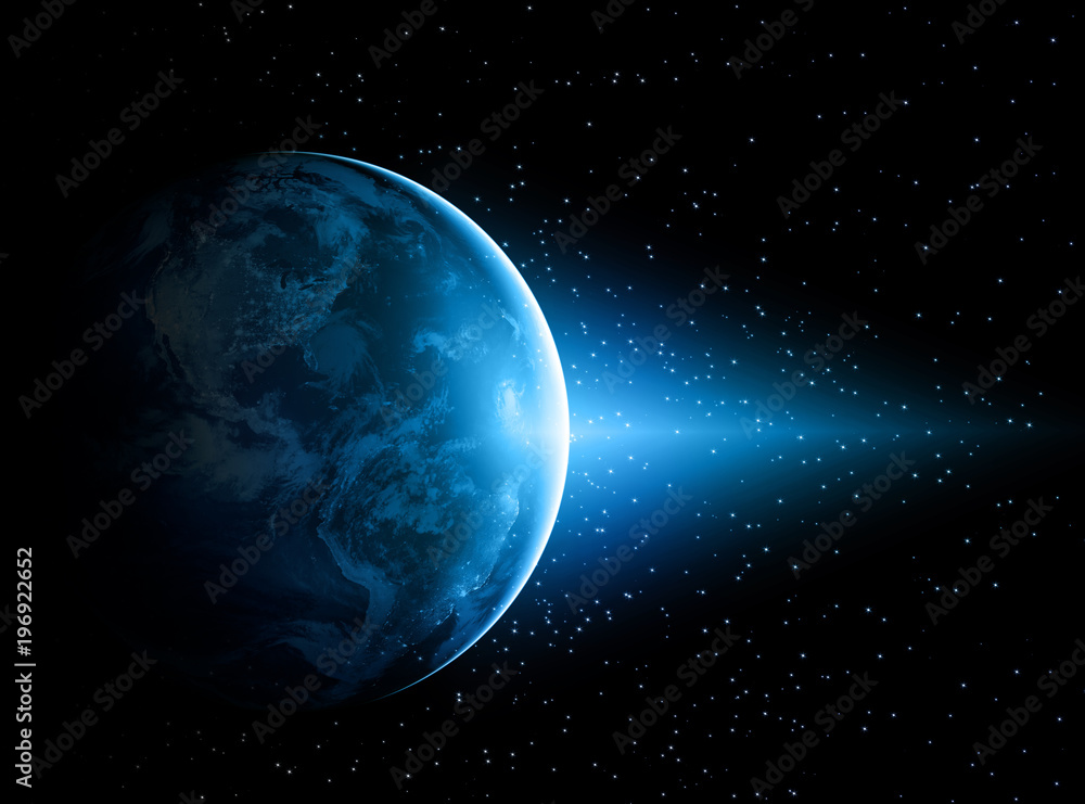 Earth from Space. Best Internet Concept of global business from concepts series. Elements of this image furnished by NASA. 3D illustration Earth from Space. Best Internet Concept of global business from concepts series. Elements of this image furnished by NASA. 3D illustration