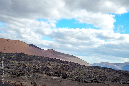 Volcanic landscape of Lanzarote