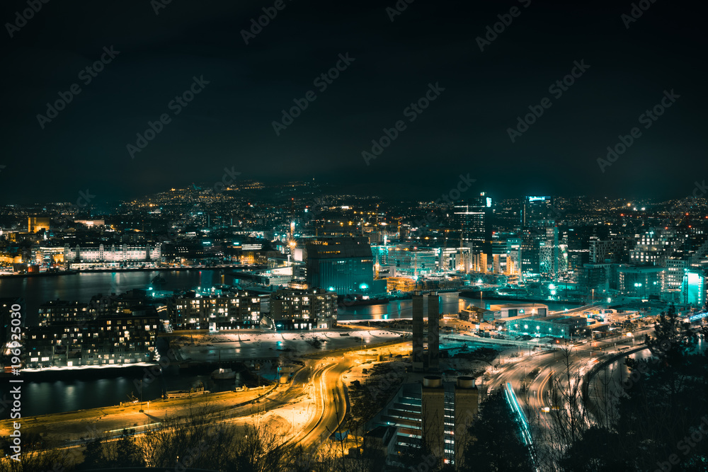 Oslo at night