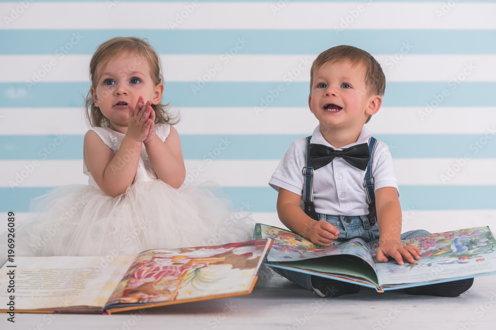 Cute couple of kids Cute couple of kids