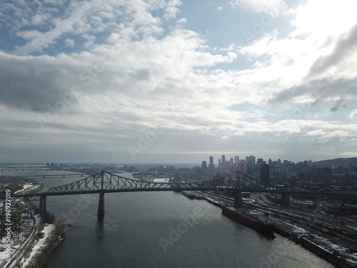 Montreal Jacques Cartier Bridge photo