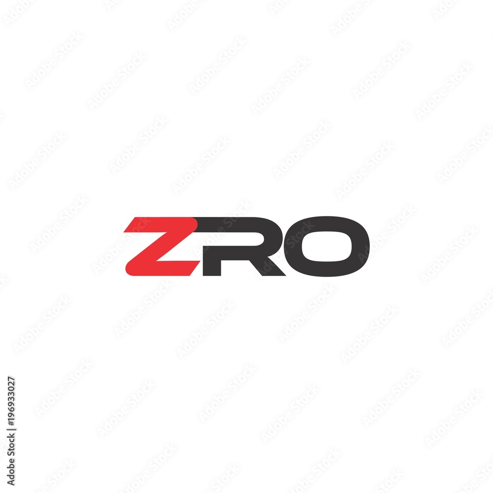 ZRO letter logo